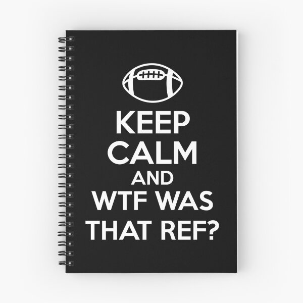 Item preview, Funny Game Day Football Keep Calm and WTF Was That Ref Sports Fan Design designed and sold by TheTrendsDesk.