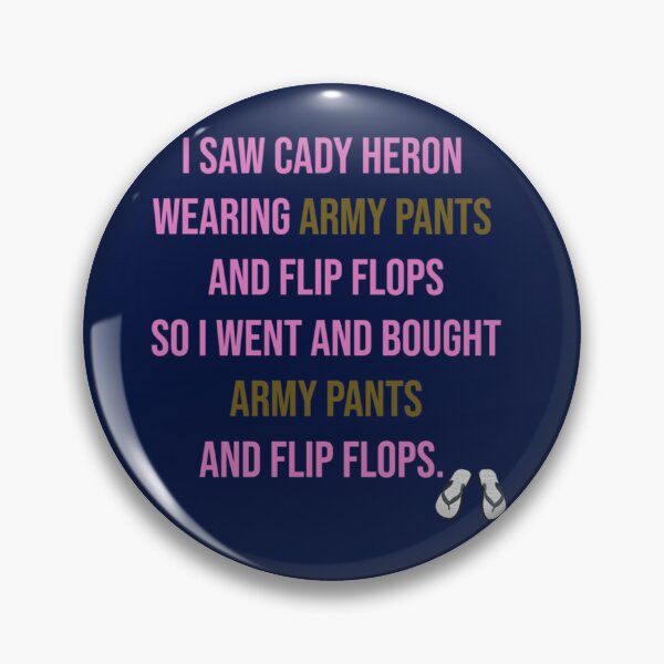 Item preview, Army Pants and Flip Flops - Mean Girls designed and sold by jacinthaella.
