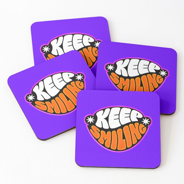 Item preview, Bold Keep Smiling Retro Mouth designed and sold by Cookiezoo.