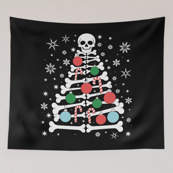 Item preview, Funny Xmas Bones Skeleton Christmas Tree designed and sold by BiellaSar.