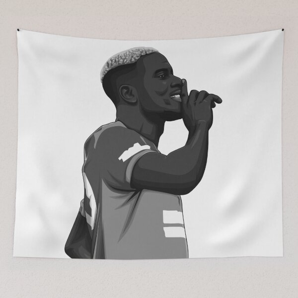 Item preview, Victor Osimhen Black and White Version designed and sold by Aldduardo.