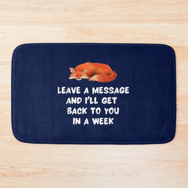 Item preview, Sleeping Foxes Cute Foxes leave a message funny 2821 designed and sold by jacinthaella.