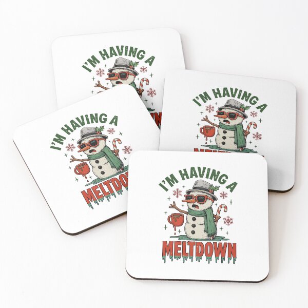 Item preview, Funny Christmas Snowman – I’m Fine This Is Fine – Just Having A Meltdown designed and sold by kiralynstration.