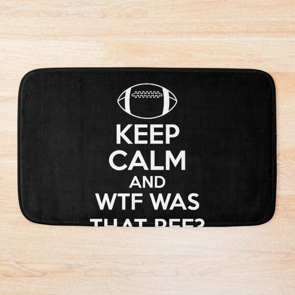 Item preview, Rugby Keep Calm and WTF Was That Ref Sports Fan Design designed and sold by TheTrendsDesk.