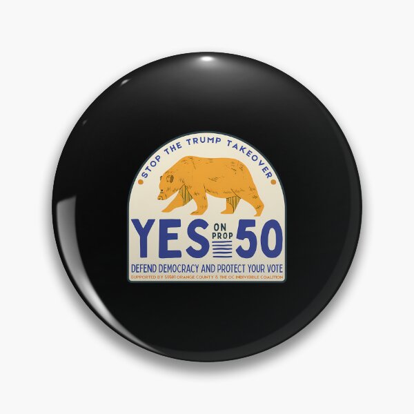 Item preview, Golden Bear - Yes On Prop 50 designed and sold by GillesMarion.