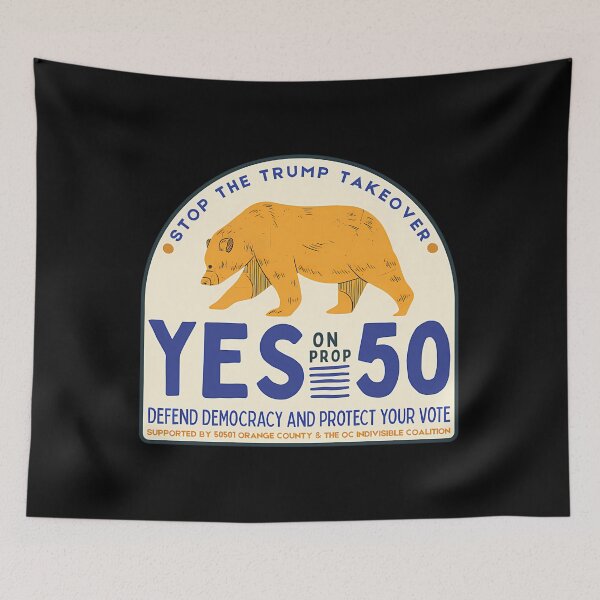 Item preview, Golden Bear - Yes On Prop 50 designed and sold by GillesMarion.