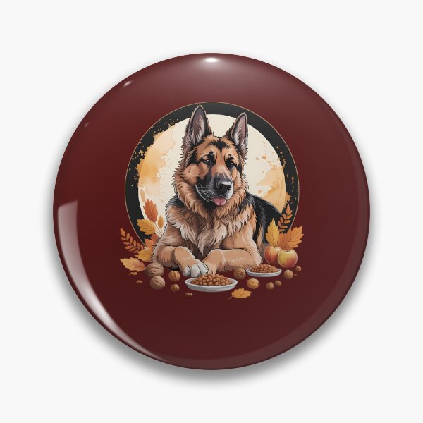 Item preview, German Shepherd Pumpkin Pie Thanksgiving Day Dog Lover Puppy designed and sold by BiellaSar.