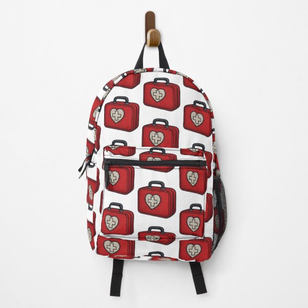 Item preview, First aid kit embroidered with heart designed and sold by Ahau Designs.