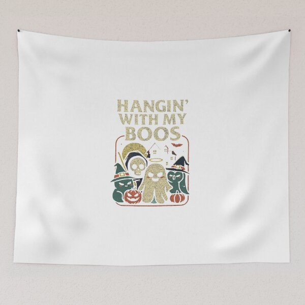 Item preview, Hangin’ With My Boos – Halloween Ghost Classic T-Shirt designed and sold by inkfluenceart.