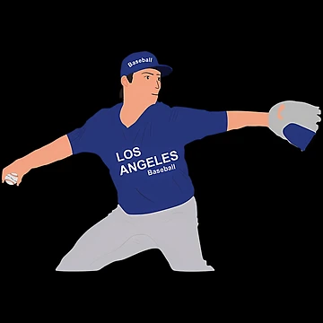 Artwork thumbnail, Baseball Player In Action by Fraerrand