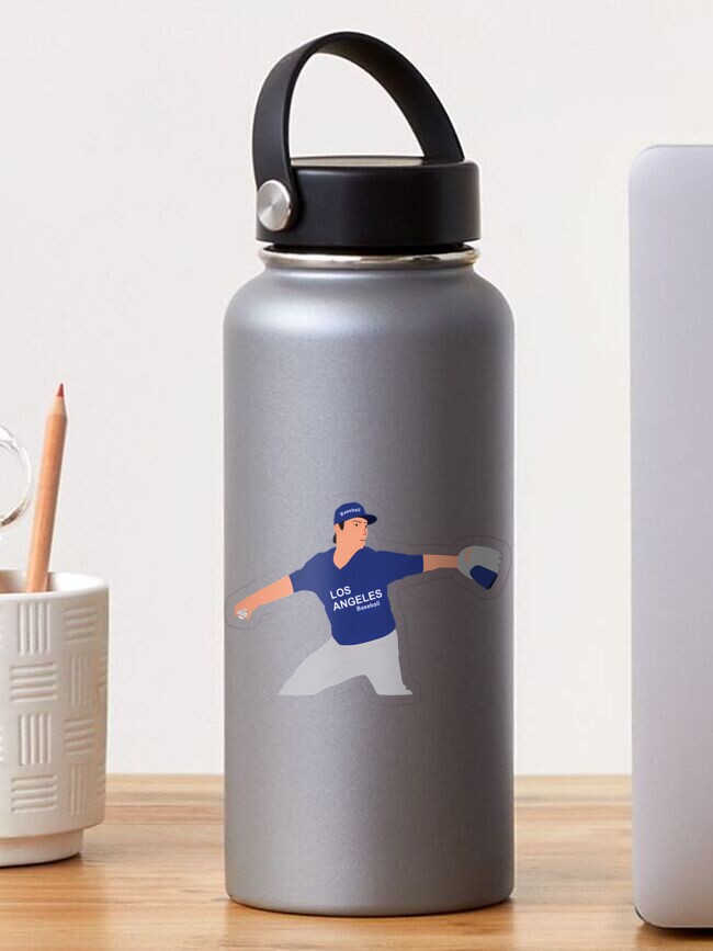 Thumbnail 1 of 3, Sticker, Baseball Player In Action designed and sold by Fraerrand.