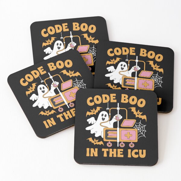 Item preview, Ghost Code Boo In The ICU Nursing Gift For Halloween Costume designed and sold by BiellaSar.