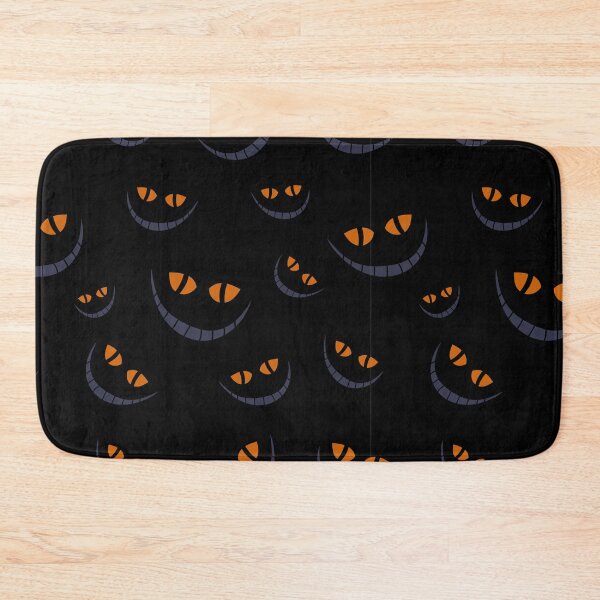 Item preview, Spooky Glowing Eyes and Grinning Faces Halloween Pattern - Dark Wall Tapestry Design designed and sold by FestivityFinds.
