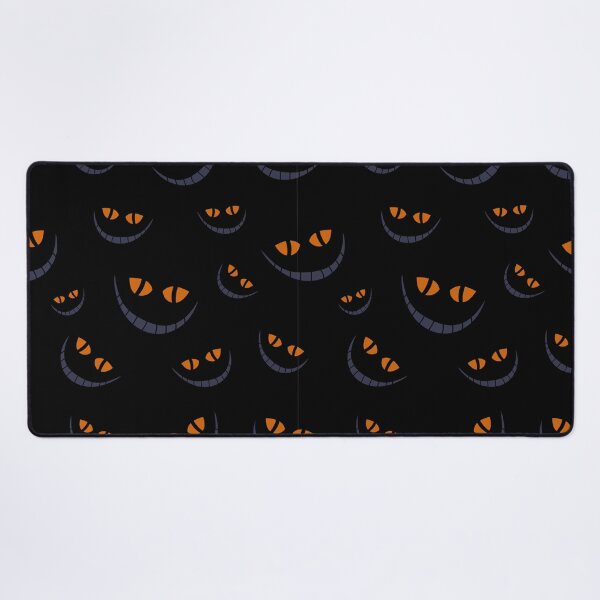 Item preview, Spooky Glowing Eyes and Grinning Faces Halloween Pattern - Dark Wall Tapestry Design designed and sold by FestivityFinds.