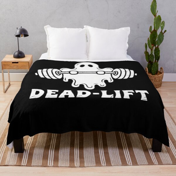 Item preview, Ghost Dead Lift Groovy Fitness Spooky Funny Halloween Gym designed and sold by BiellaSar.