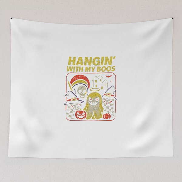 Item preview, Hangin’ With My Boos – Halloween Ghost Classic T-Shirt designed and sold by inkfluenceart.