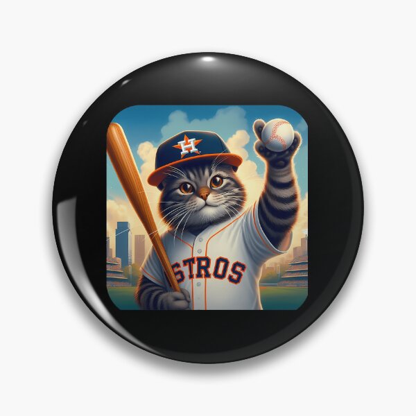 Artikelvorschau, Astros-Katze spielt Baseball entworfen und verkauft von Fraerrand.
