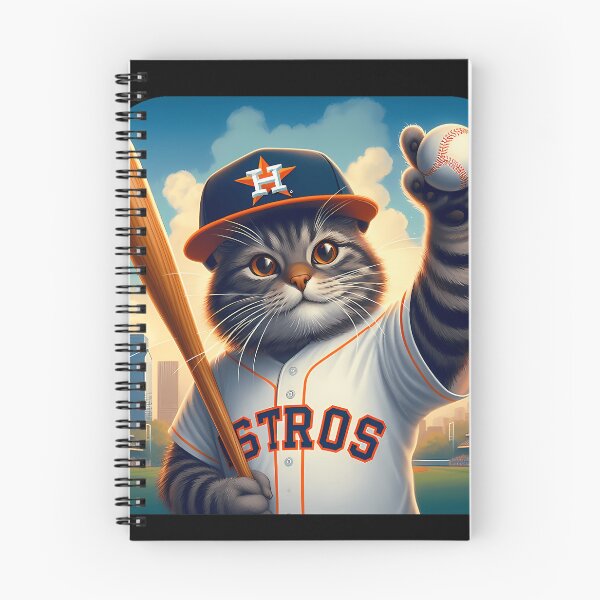 Item preview,  Astros Cat Play Baseball designed and sold by Fraerrand.