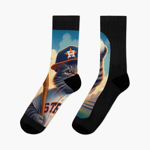 Item preview,  Astros Cat Play Baseball designed and sold by Fraerrand.