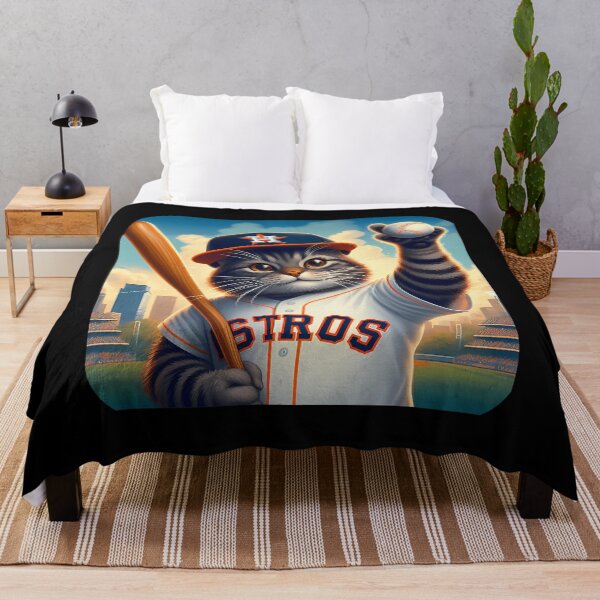 Item preview,  Astros Cat Play Baseball designed and sold by Fraerrand.
