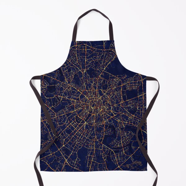 Item preview, Moscow, Russia Map - City At Night designed and sold by deMAP.