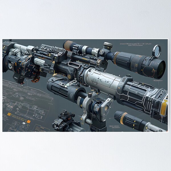 Item preview, the arsenal of a 256-bit futuristic soldier designed and sold by CheerForGoods.