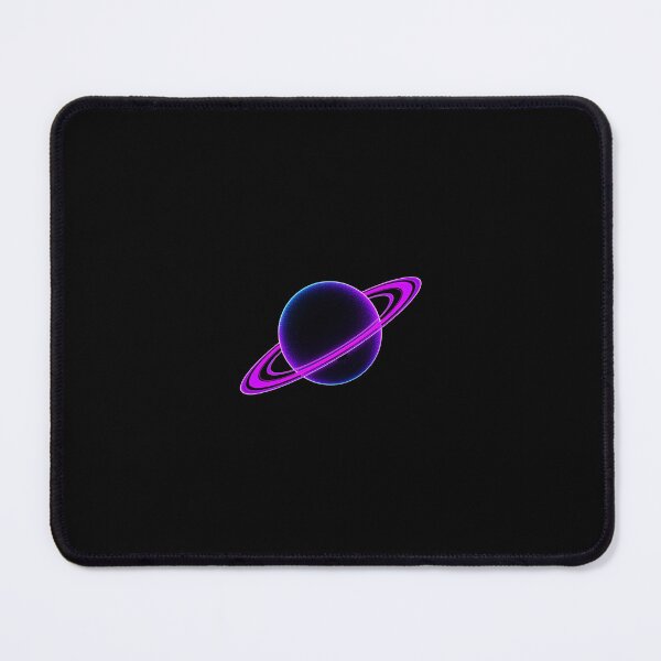 Item preview, Futuristic Neon Saturn Planet – Sci-Fi Abstract Space Art designed and sold by PixelVibe782.