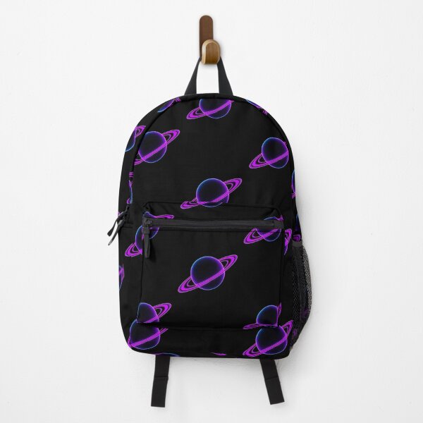 Item preview, Futuristic Neon Saturn Planet – Sci-Fi Abstract Space Art designed and sold by PixelVibe782.