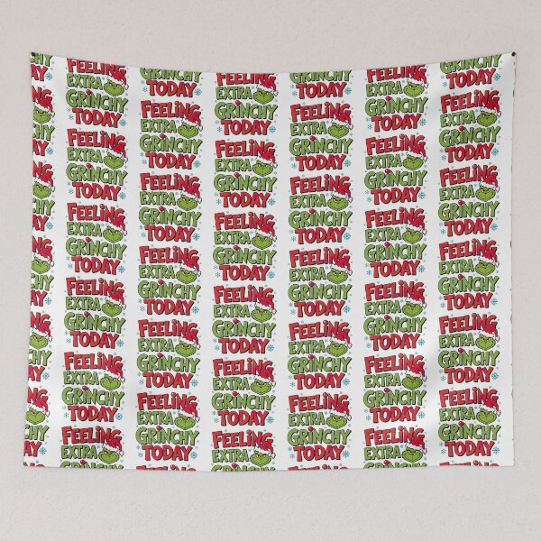 Item preview, Feeling extra grinchy today, Merry Christmas designed and sold by graphic-genie.