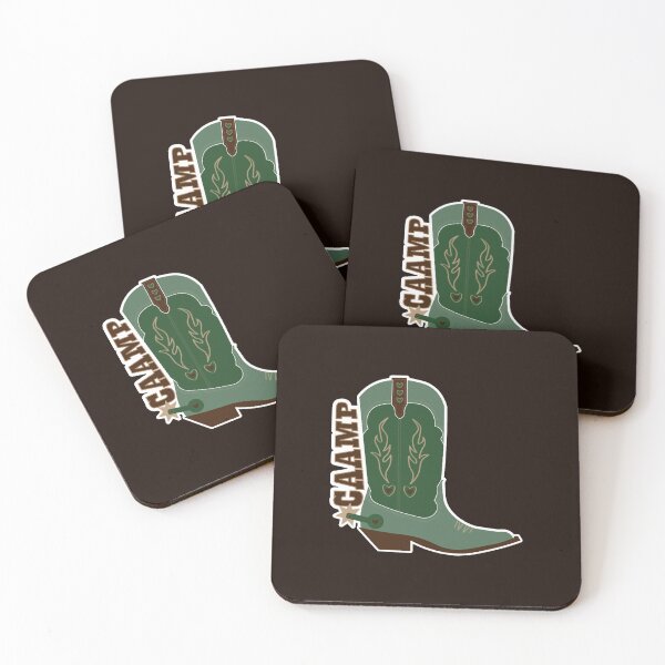 Item preview, Caamp band green cowboy bootOversized  designed and sold by SFGraphicdesign.