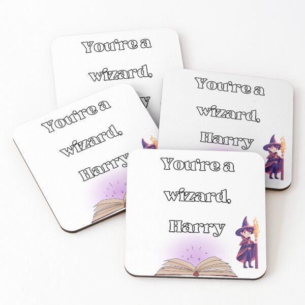 Item preview, You’re a Wizard Harry: Magical Quote Design designed and sold by Happyfreedom.