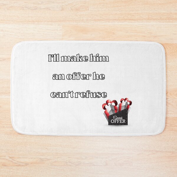 Item preview, I’ll Make Him an Offer He Can’t Refuse: Classic Movie Quote designed and sold by Happyfreedom.