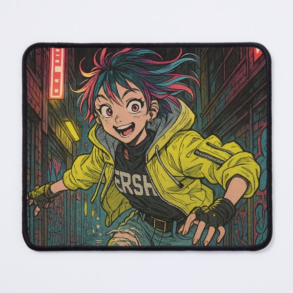 Item preview, Inline skating, cool anime girl designed and sold by Mauswohn.