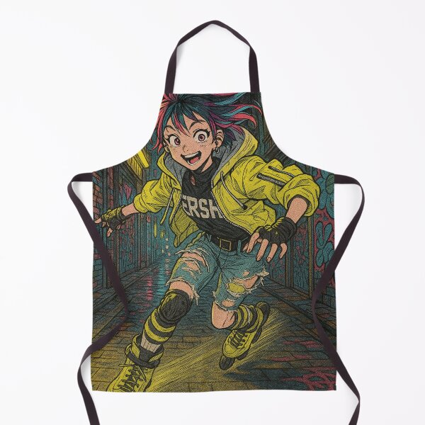 Item preview, Inline skating, cool anime girl designed and sold by Mauswohn.