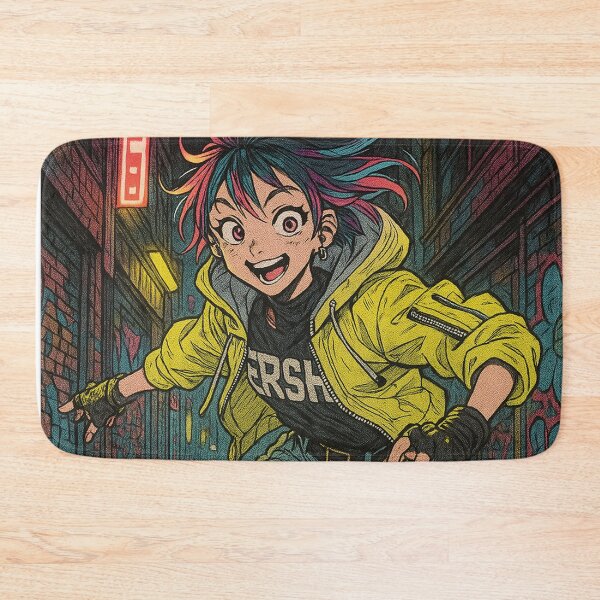 Item preview, Inline skating, cool anime girl designed and sold by Mauswohn.