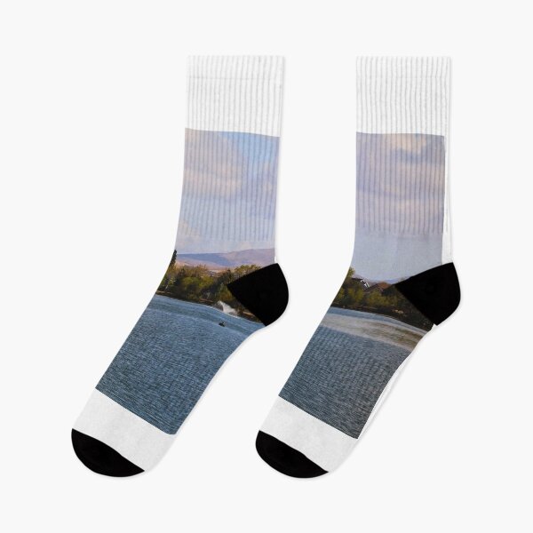 Item preview, Peaceful Lake with Distant Mountains designed and sold by Phakade's Photos.