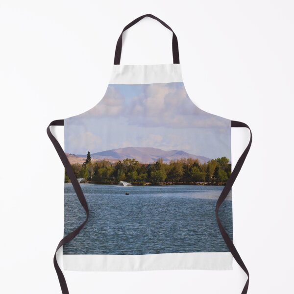 Item preview, Peaceful Lake with Distant Mountains designed and sold by Phakade's Photos.