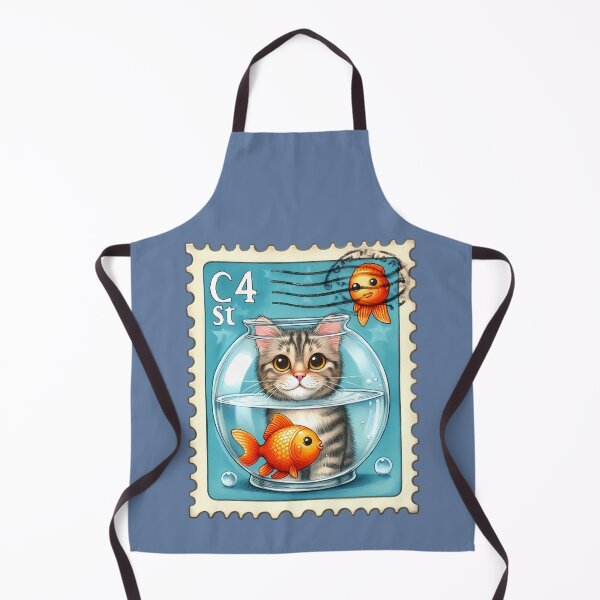 Item preview, Smiling cat in an aquarium designed and sold by Astralia.