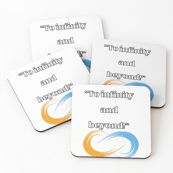 Item preview, To Infinity and Beyond – Inspirational Space Quote Design designed and sold by Happyfreedom.