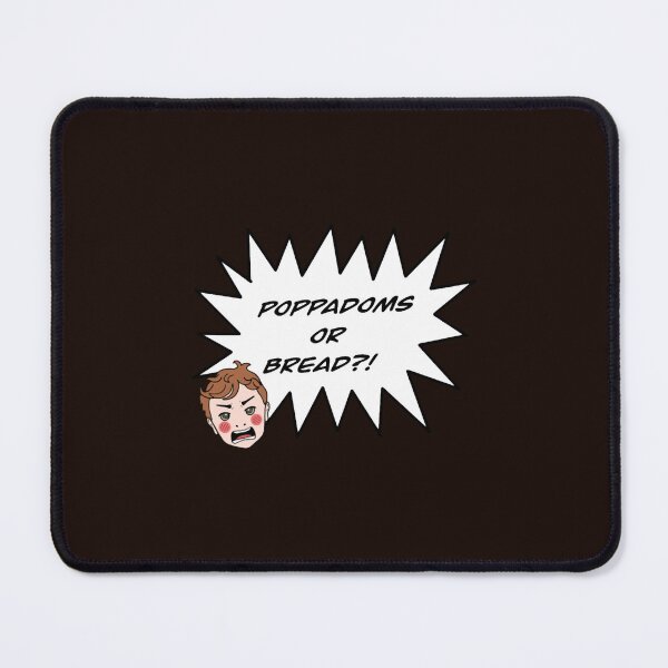 Item preview, Poppadoms or bread off menu podcast designed and sold by SFGraphicdesign.