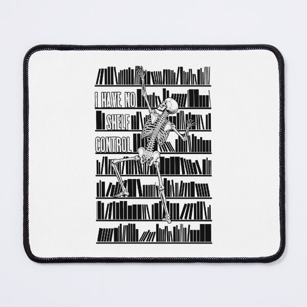 Item preview, Librarian Halloween Skeleton Books No Shelf Control Book designed and sold by GrandeDuc.