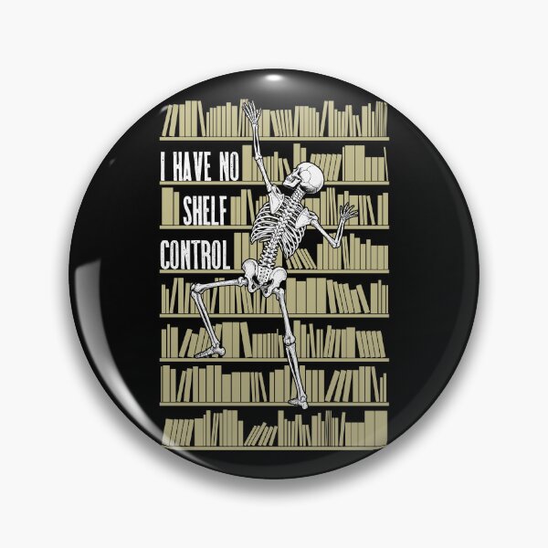 Item preview, Librarian Halloween Skeleton Books No Shelf Control Book designed and sold by GrandeDuc.
