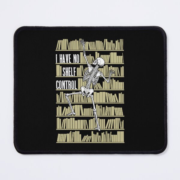 Item preview, Librarian Halloween Skeleton Books No Shelf Control Book designed and sold by GrandeDuc.