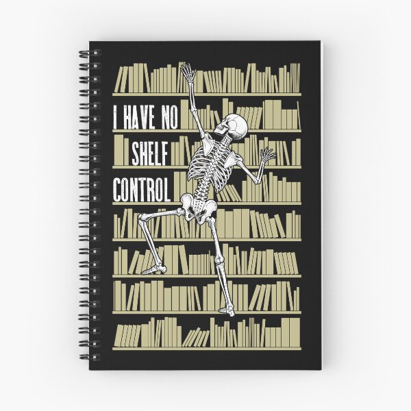 Item preview, Librarian Halloween Skeleton Books No Shelf Control Book designed and sold by GrandeDuc.