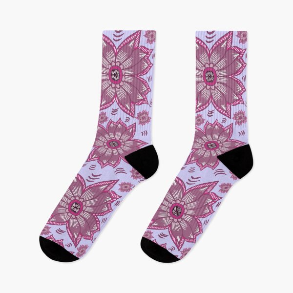 Item preview, Retro Colorful Abstract Flowers Pattern | Cute flowers design designed and sold by Swati's Digital Den.