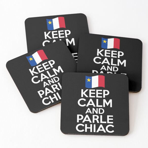 Item preview, Acadian Pride Keep Calm and Parle Chiac designed and sold by TheTrendsDesk.