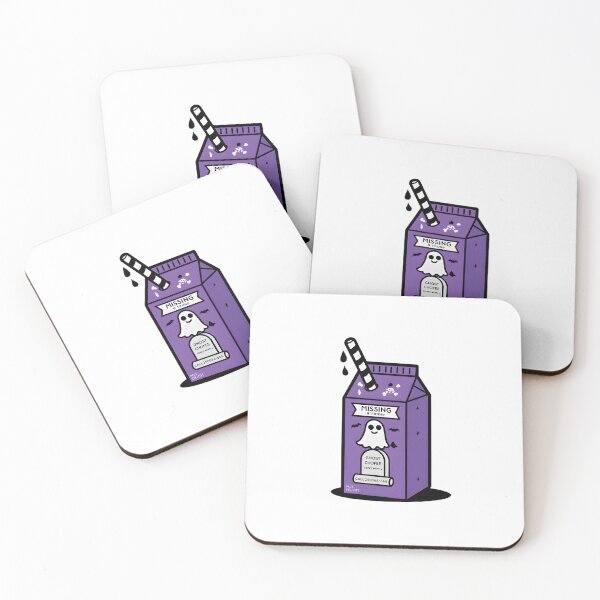 Item preview, Ghost Coffee – Spooky Purple Cartoon Carton designed and sold by AV.