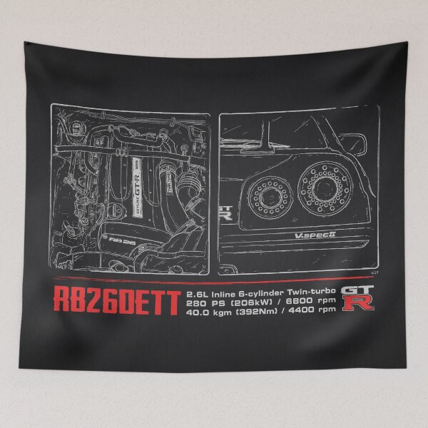 Item preview, RB26DETT Engine_v1 (dark color) designed and sold by m-arts.