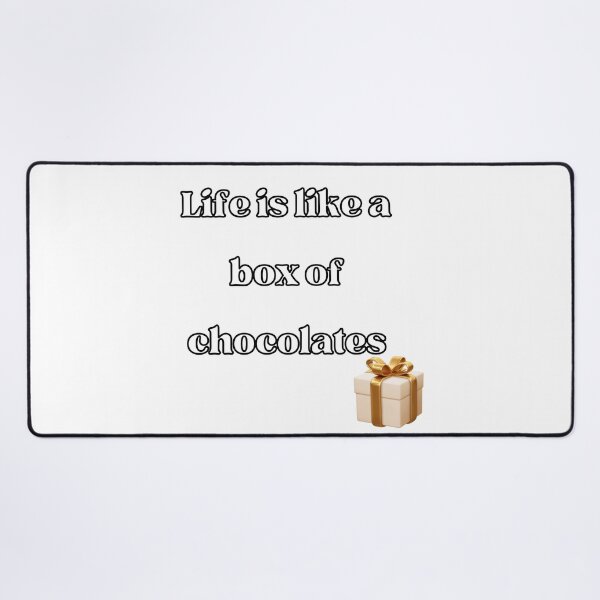 Item preview, Life is Like a Box of Chocolates – Sweet Inspirational Quote designed and sold by Happyfreedom.
