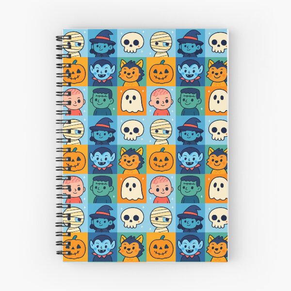 Item preview, Cute Halloween Characters Seamless Pattern Design designed and sold by UniqueDesign751.